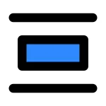 Distribute Vertically SVG Icon